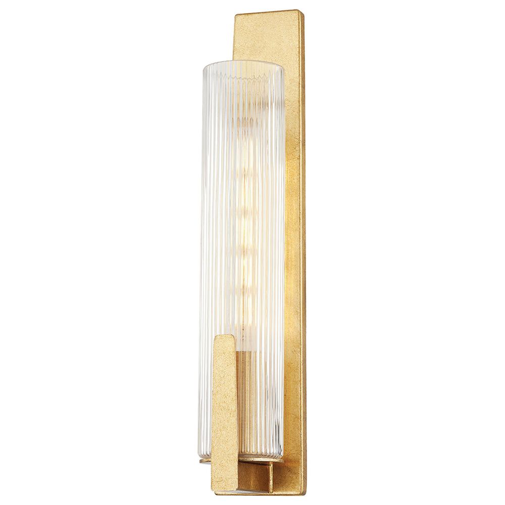 Troy Lighting Malakai 1-Light Wall Sconce in Vintage Gold Leaf, , large