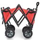 Wonderfold Utility Folding Wagon with Stand in Red, , large