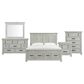 Mayberry Hill McCoy 5-Piece King Storage Bedroom Set in Antique White, , large