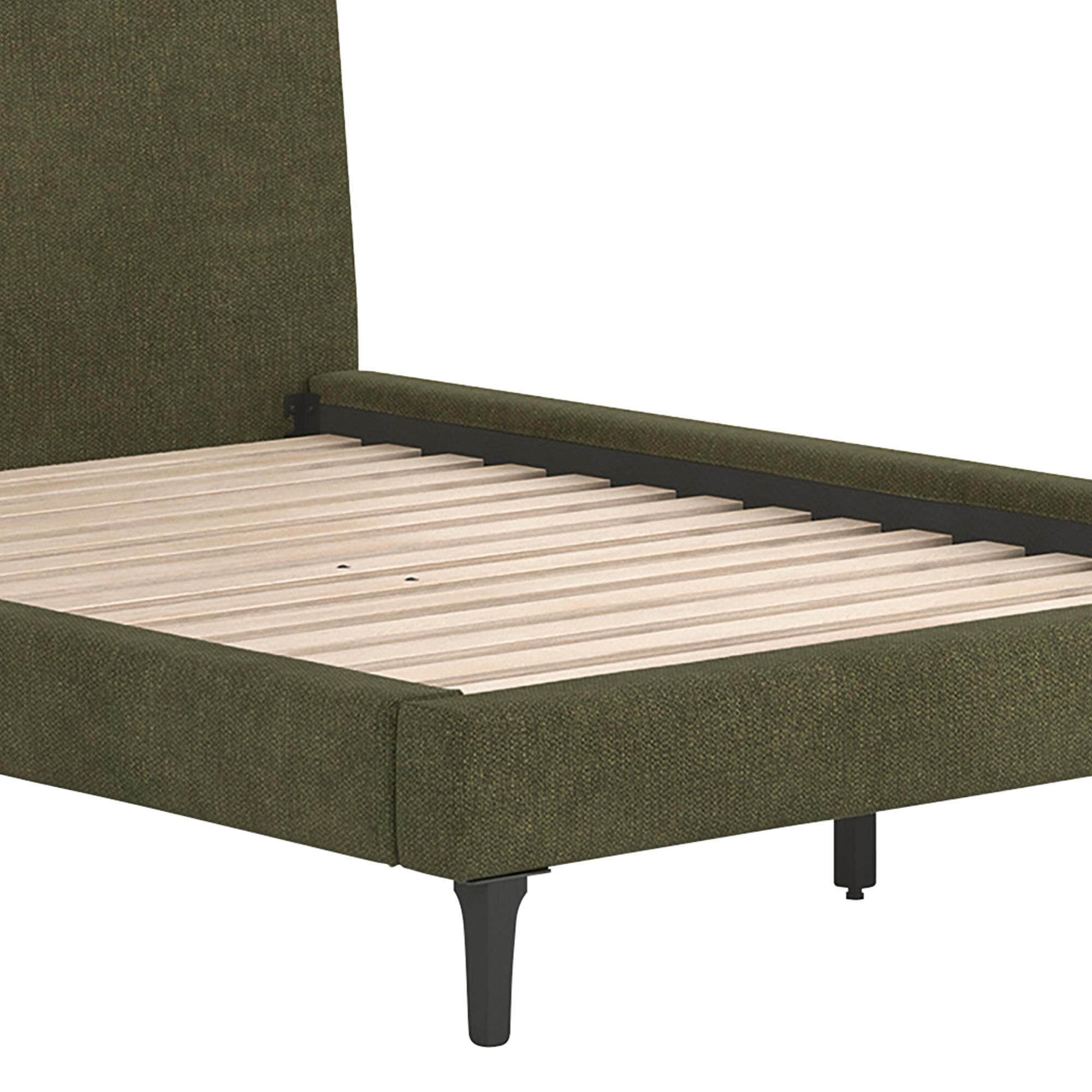 Ashley Chirason Full Platform Bed in Sage Green