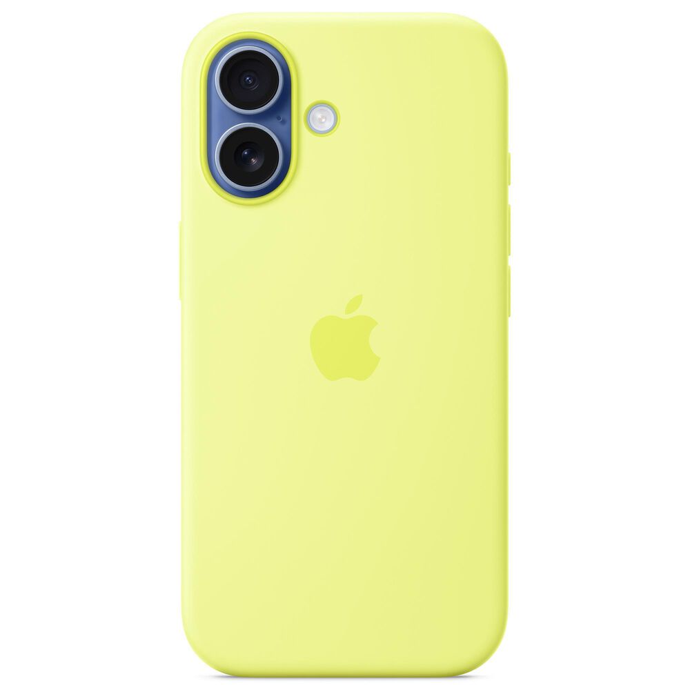 Apple Silicone Case with MagSafe for iPhone 17 in Neon Yellow, , large