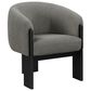 Coaster Valdez Barrel Back Accent Chair in Mushroom, , large