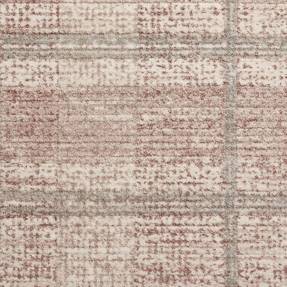 Angela Rose Ember 2&#39;7&quot; x 7&#39;7&quot; Clay and Mist Runner, , large