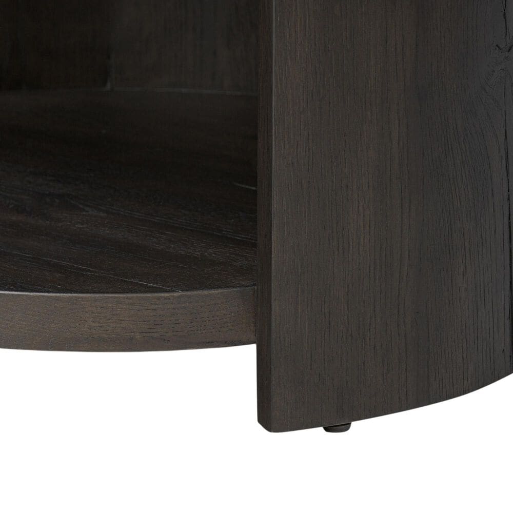 Four Hands Bode 1 Drawer Nightstand in Smoked Black, , large