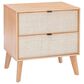Linon Home Decor Collett 2-Drawer Nightstand in Natural, , large