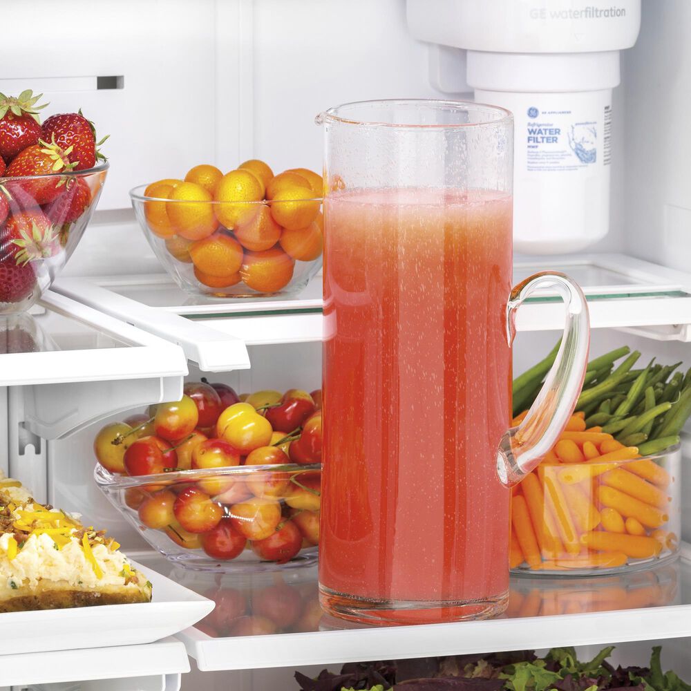 GE Appliances 17.5 Cu. Ft. Counter-Depth French-Door Refrigerator in Fingerprint Resistant Stainless Steel, , large