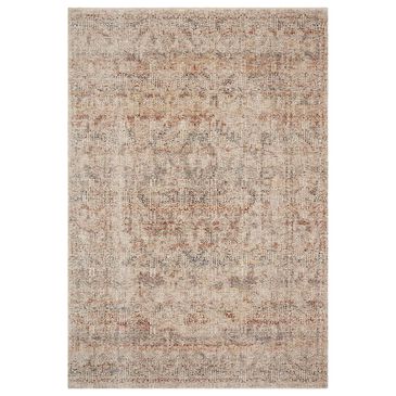Loloi Lourdes LOU-04 2"3" x 3"10" Ivory and Spice Area Rug, , large