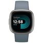 Fitbit Versa 4 Smartwatch Platinum Aluminum with Waterfall Blue Band, , large