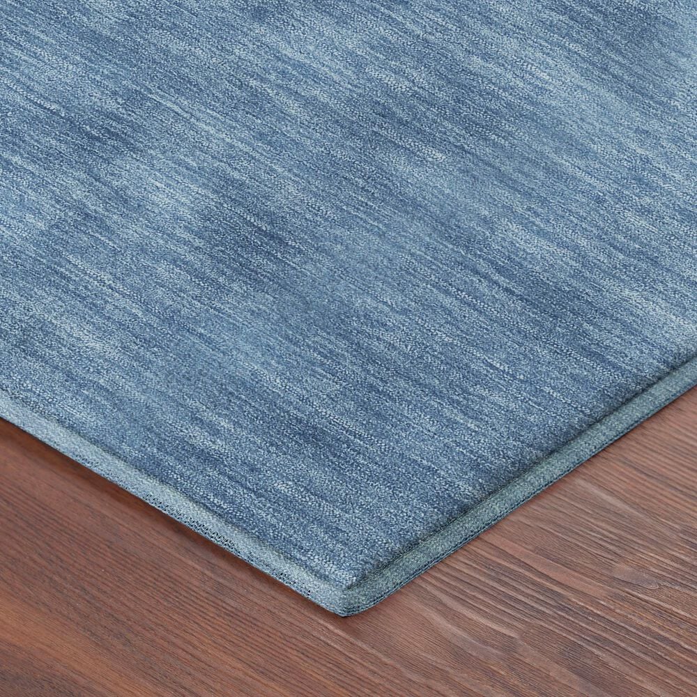 Dalyn Rug Company Soft Essentials Solid Denim 8' Round Area Rug, , large