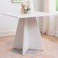 Linon Home Decor Nova Dining Table in White - Table Only, , large