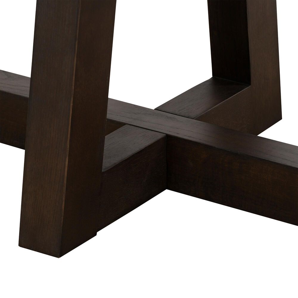 Blue River Elodie Dining Table in Medium Gray/Dark Gray Oak, , large