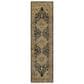 Oriental Weavers Andorra 7138B 2"6" x 12" Gold and Grey Runner, , large