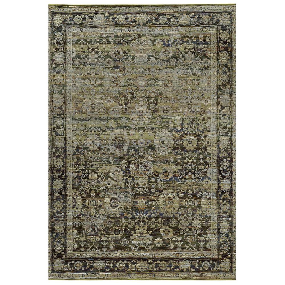 Oriental Weavers Andorra 7125C 10&#39; x 13&#39;2&quot; Green and Brown Area Rug, , large