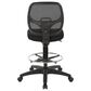 OSP Home DC Series Deluxe Mesh Back Drafting Chair in Black, , large