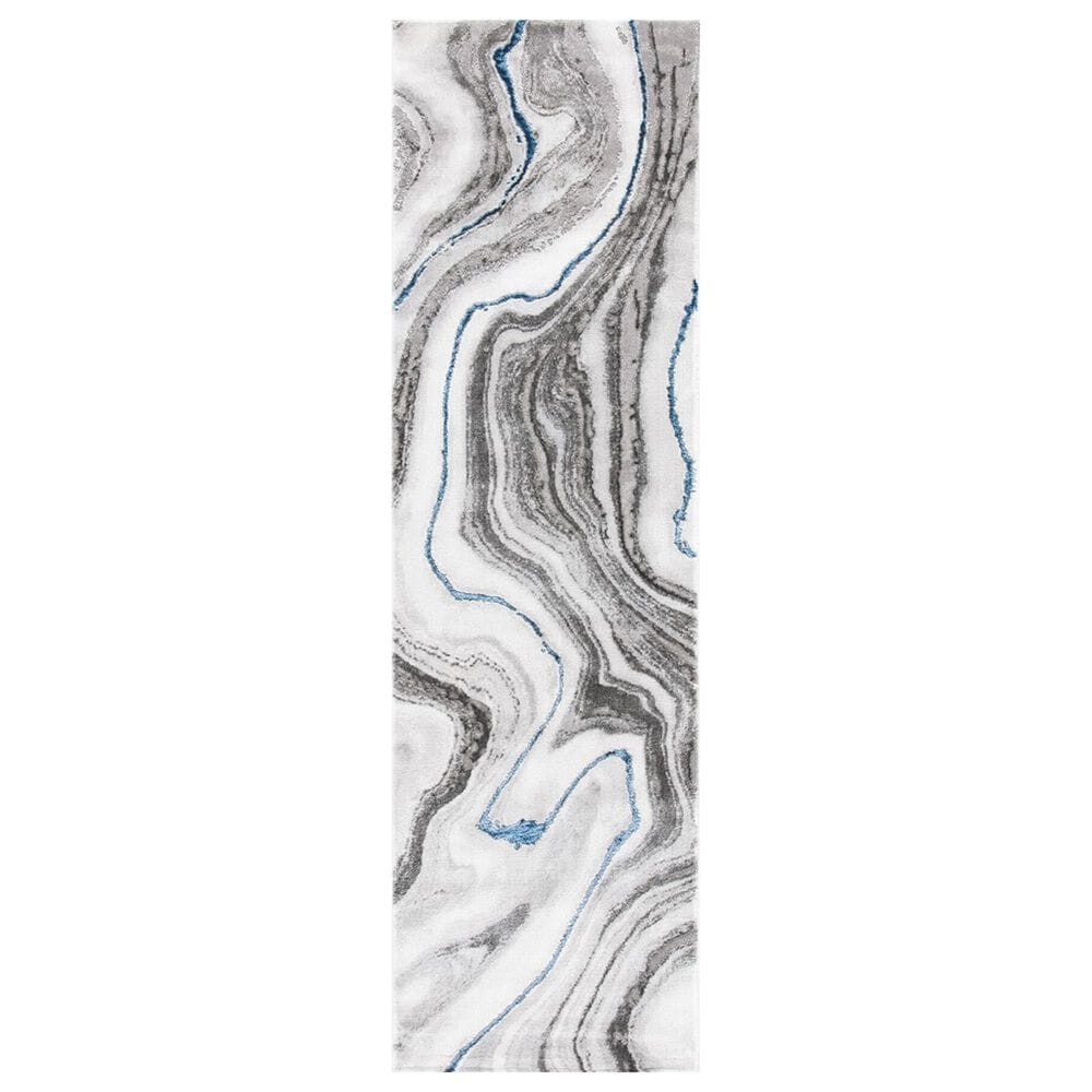 Safavieh Craft CFT819N 2"3" x 6" Grey and Blue Runner, , large