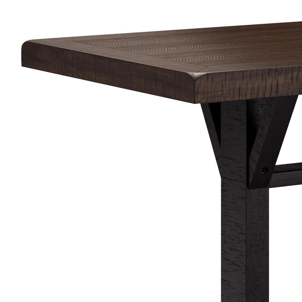 Ashley Valebeck Counter Height Table in Black and Brown - Table Only, , large