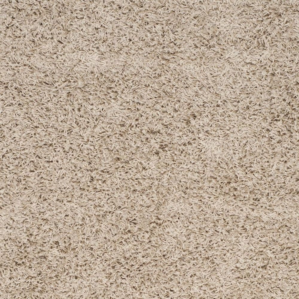 Safavieh Athens Shag SGA119G-3 3&#39; x 5&#39; Beige Area Rug, , large