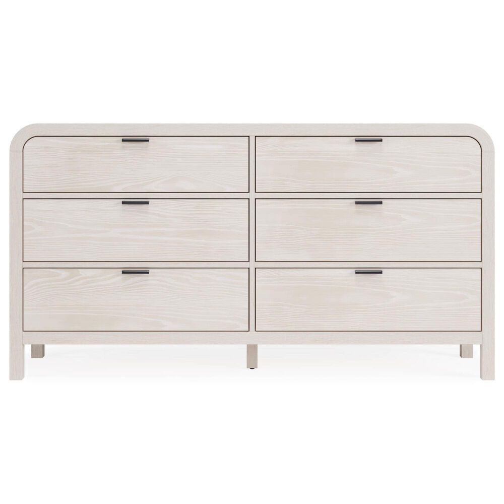 Urban Home Drake Dresser and Mirror in Sugar Finish, , large