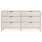Urban Home Drake Dresser and Mirror in Sugar Finish, , large
