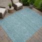 Dalyn Rug Company Soft Essentials Solid Teal 9" x 12" Area Rug, , large