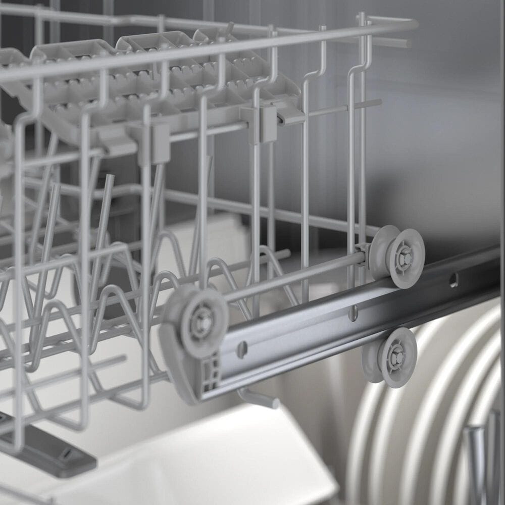 Bosch 100 Series 24&quot; Built-In Recessed Handle Dishwasher with 8 Wash Cycles in Stainless Steel, , large