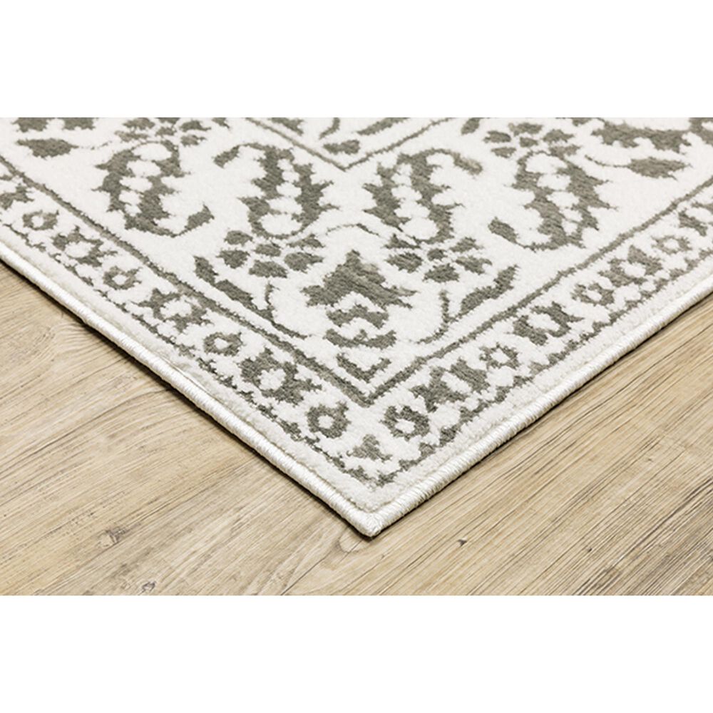 Oriental Weavers Montecito Floral 5&#39;3&quot; x 7&#39;6&quot; Gray Area Rug, , large
