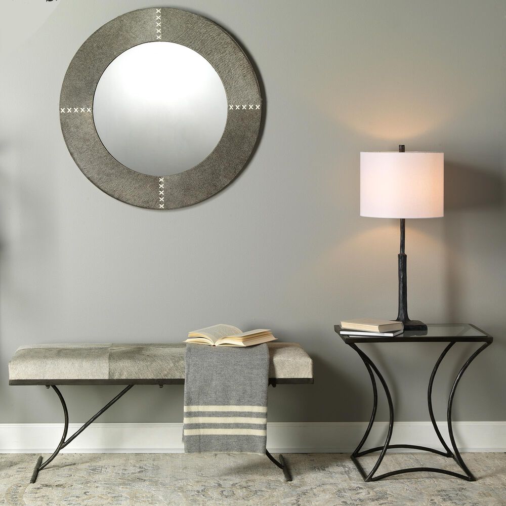 Splendor Living Rosehaven Table Lamp in Charcoal, , large