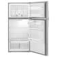 Whirlpool 14 Cu. Ft. Top-Freezer Refrigerator with Freezer Temperature Control in Monochromatic Stainless Steel, , large