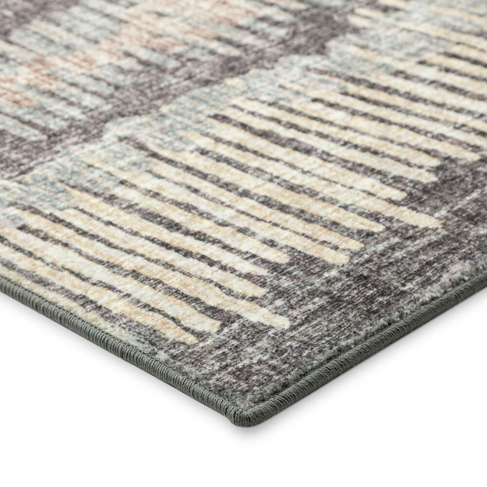 Dalyn Rug Company Winslow WL4 2&#39;6&quot; x 10&#39; Charcoal Indoor/Outdoor Runner, , large