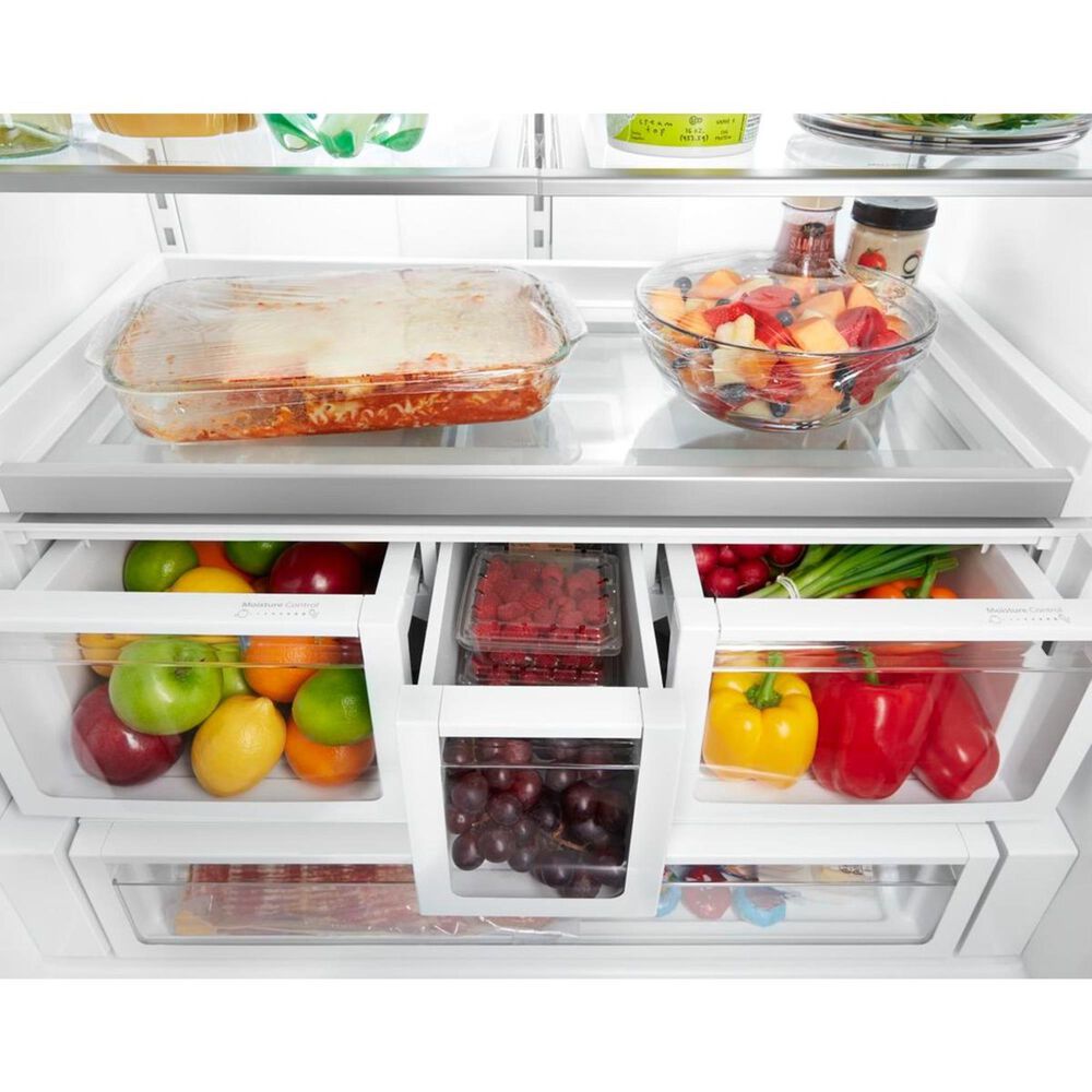 Whirlpool 27 Cu. Ft. 36&quot; Wide French Door Refrigerator in Stainless Steel, , large