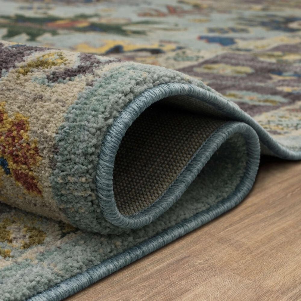Karastan Pandora Obsession 8&#39; x 11&#39; Blue Area Rug, , large