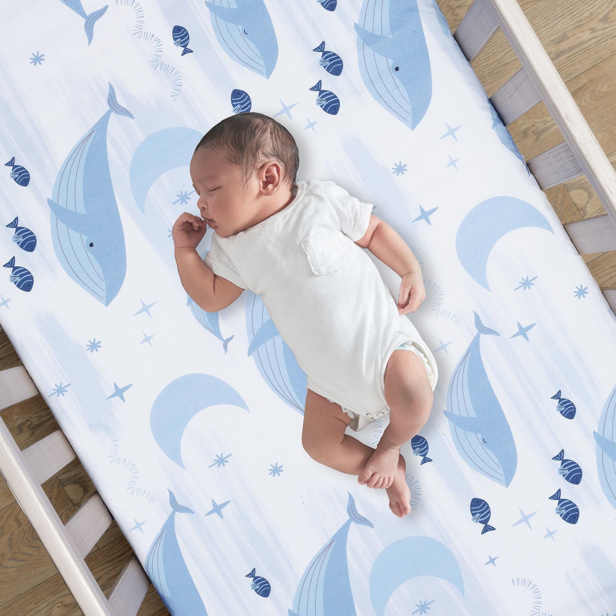 Whale crib set sale