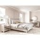 Vantage Mezzanine Queen Upholstered Shelter Bed in Dove Gray, , large