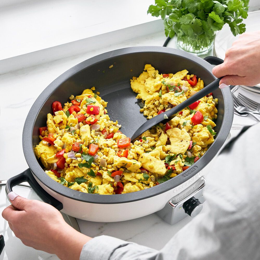 Green Pan Elite 21" Oval Electric Skillet in Cloud Cream, , large