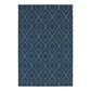 Oriental Weavers Meridian 7541B 7"10" x 10"10" Navy Area Rug, , large