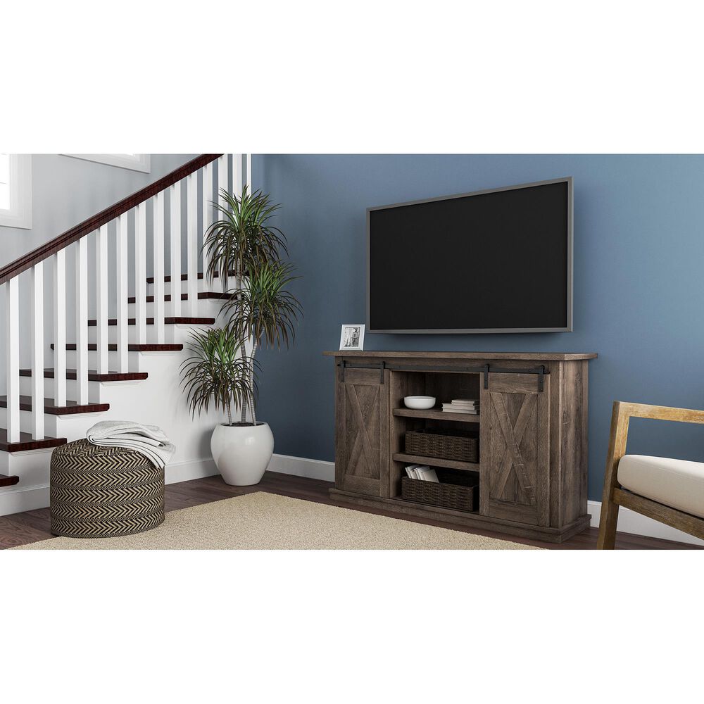Ashley Arlenbry Medium 54&quot; TV Stand in Weathered Oak, , large