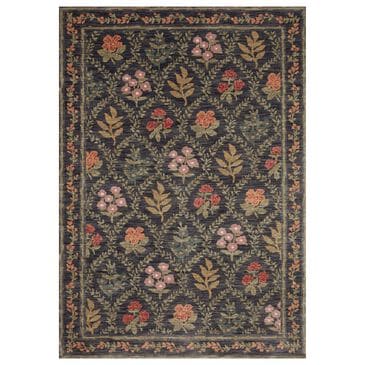 Rifle Paper Co. x Loloi Fiore FIO-04 6"3" x 9" Charcoal Area Rug, , large