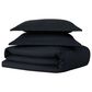 Pem America Brooklyn Loom Classic 2-Piece Twin Duvet Set in Black, , large