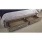 Riva Ridge Modern Loft Queen Panel Storage Bed in Greystone, , large
