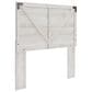 Ashley Shawburn 2-Piece Full Panel Bed Set in White and Dark Charcoal, , large