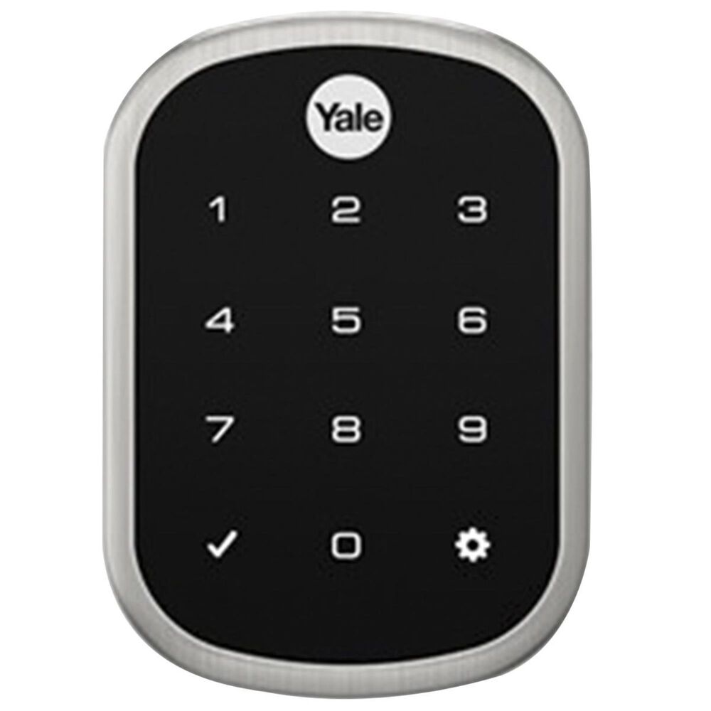 Yale Real Living Assure Lock SL Key Free Touchscreen Deadbolt with Z-Wave - Satin Nickel, , large