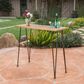 Hearth and Haven Denali Patio Bar Table in Brown and Black, , large
