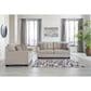 Ashley Mahoney Stationary Loveseat in Pebble, , large