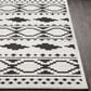 Surya Moroccan Shag MCS-2305 2"7" x 7"3" Black and White Runner, , large