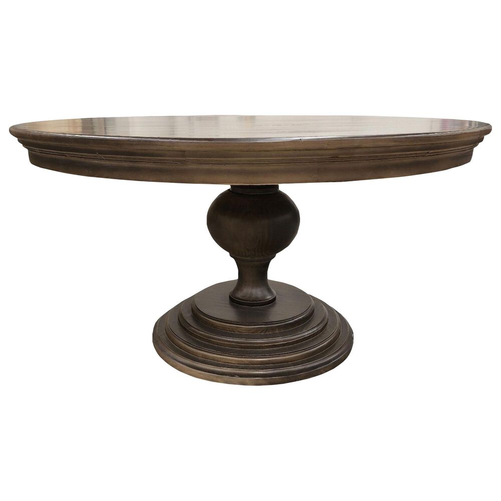 Santa Fe Rustic Dining Table in Walnut, , large