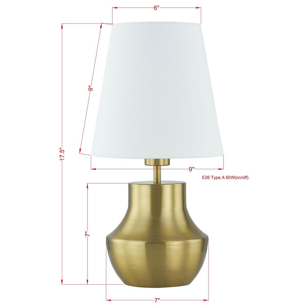 Southern Lighting Lexington Table Lamp in Brushed Brass, , large