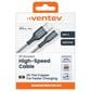 Ventev High Speed Usb A To Apple Lightning Braided Cable With 2x The Copper For Faster Charging 6ft - Gray, , large
