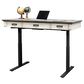 Wycliff Bay Hartford 60" Electric Sit and Stand Desk in Gray, White and Black, , large