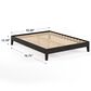 Forest Grove Full Platform Bed in Urban Walnut, , large