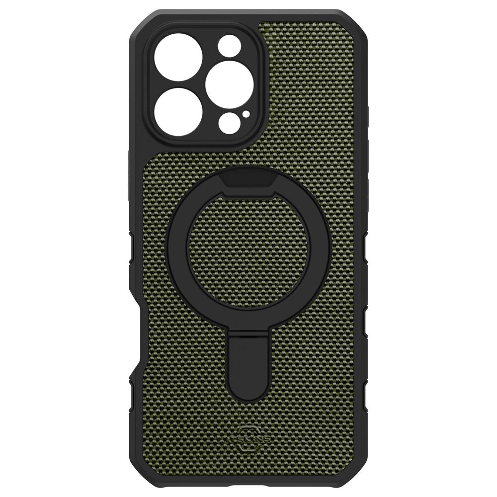 ITSkins Force R Nylon MagSafe Case for Apple iPhone 16 Pro Max in Olive Green and Black, , large